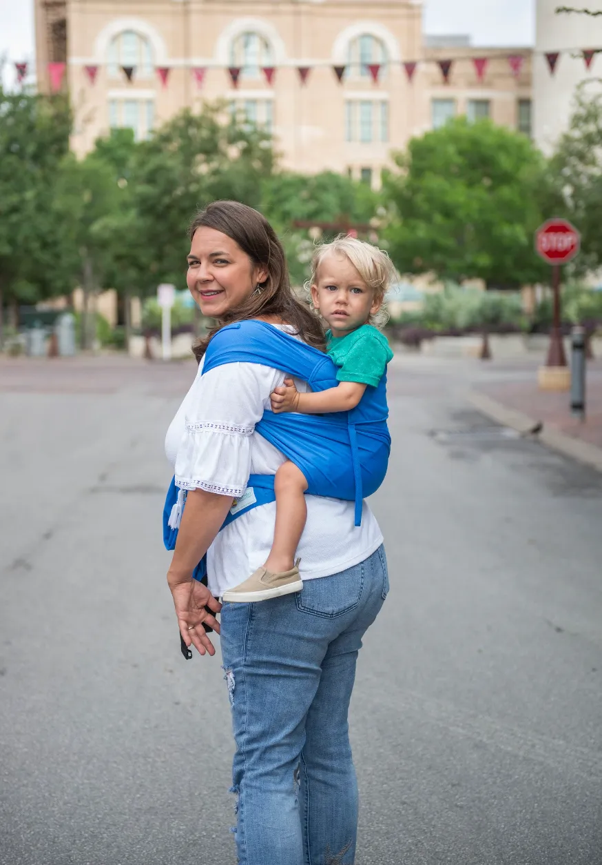 Marina Blue Everyday Half Buckle Baby Carrier by Beachfront Baby