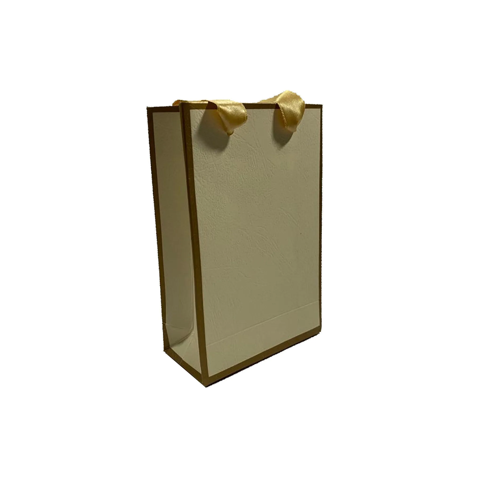 Matt Laminated Ribbon Handle Paper Bags