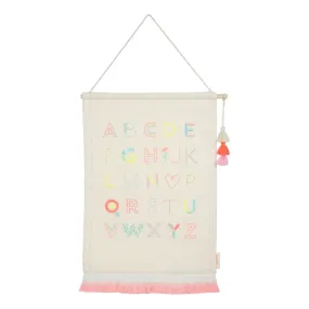 Meri Meri Pink Alphabet Wall Hanging