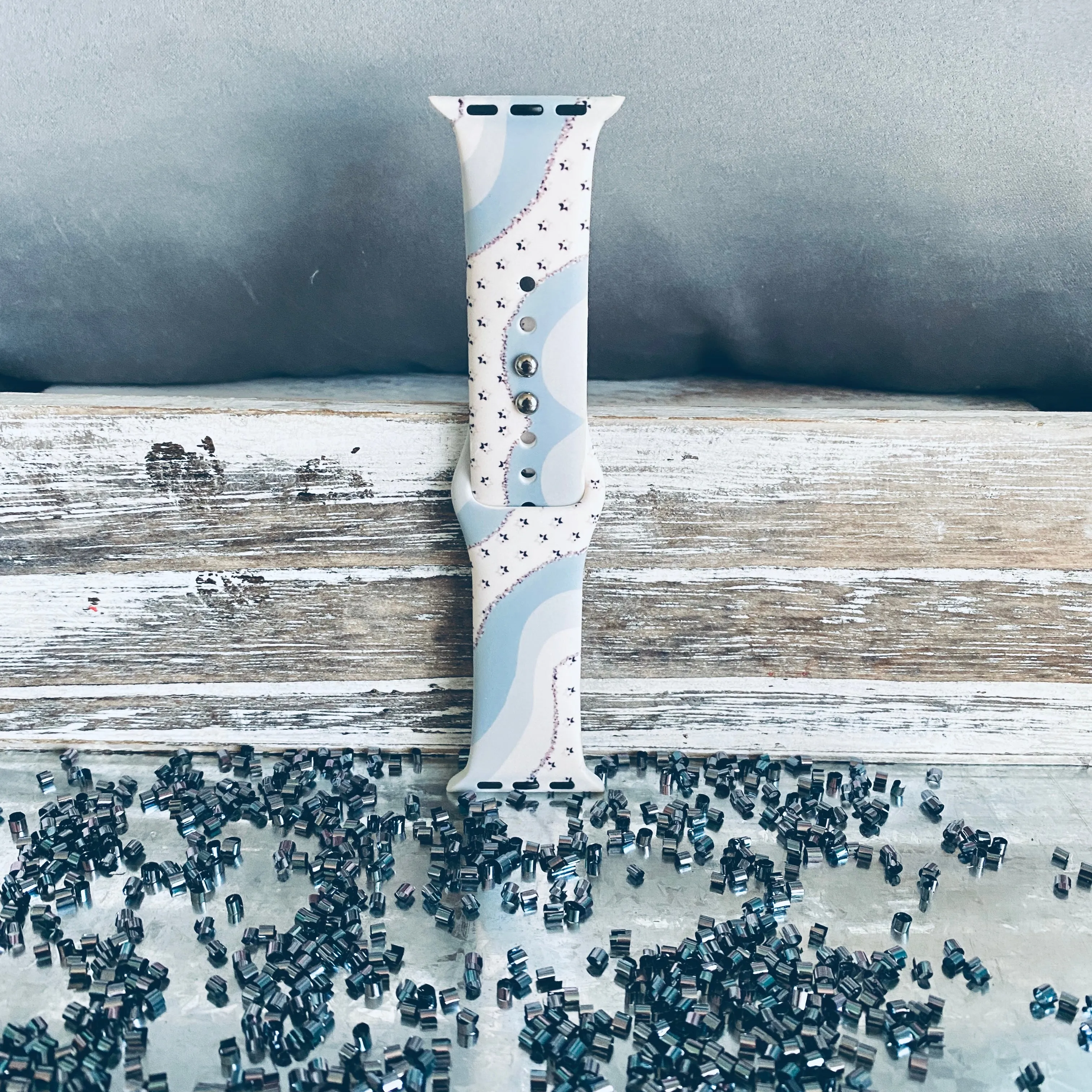 Milky Way Print Silicone Band For Apple Watch