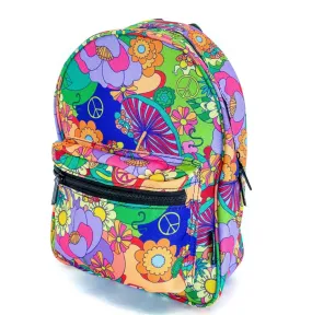 Mini Backpack - Wonderland - Flowers Mushrooms