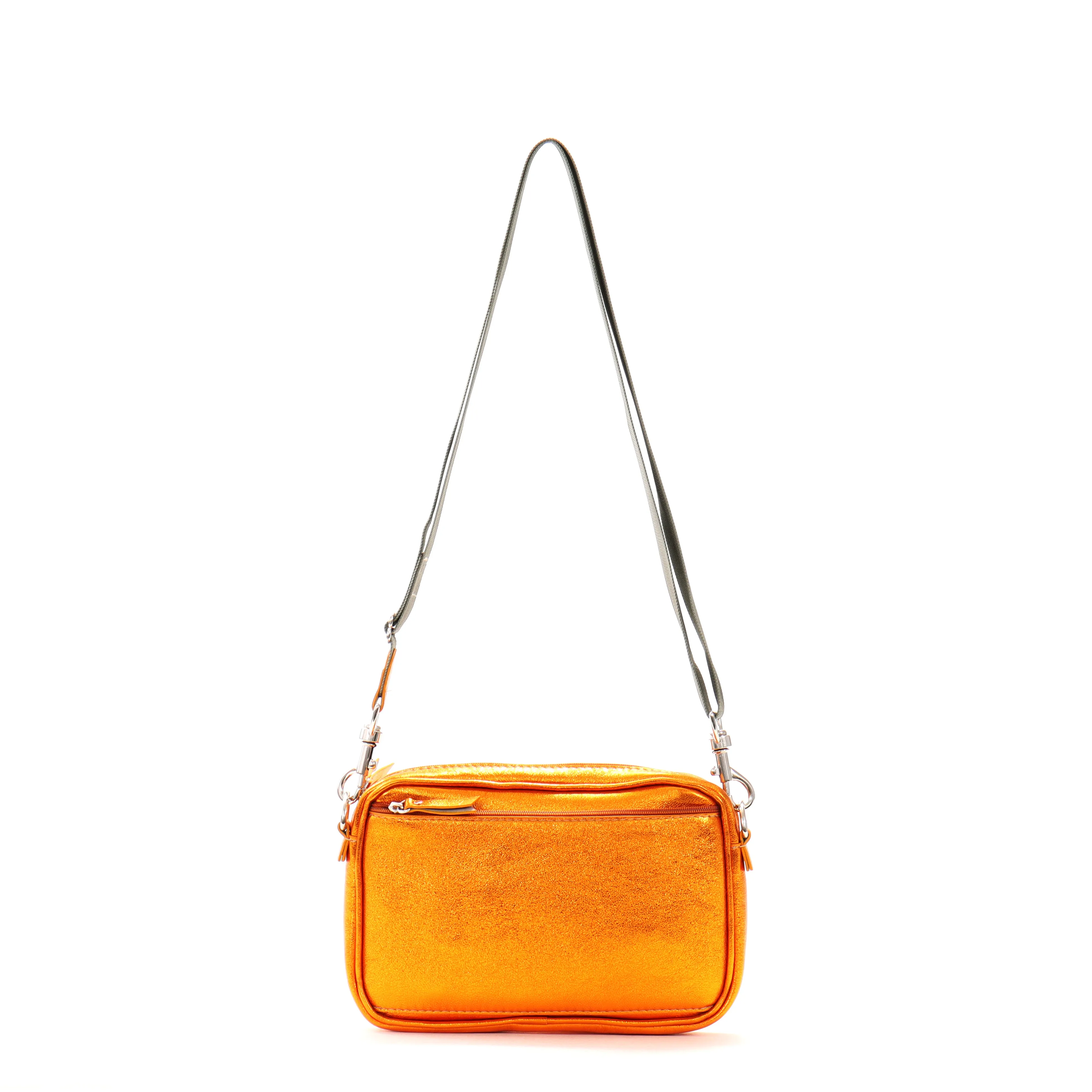 MINI CAMERA BAG AMBER METALLIC