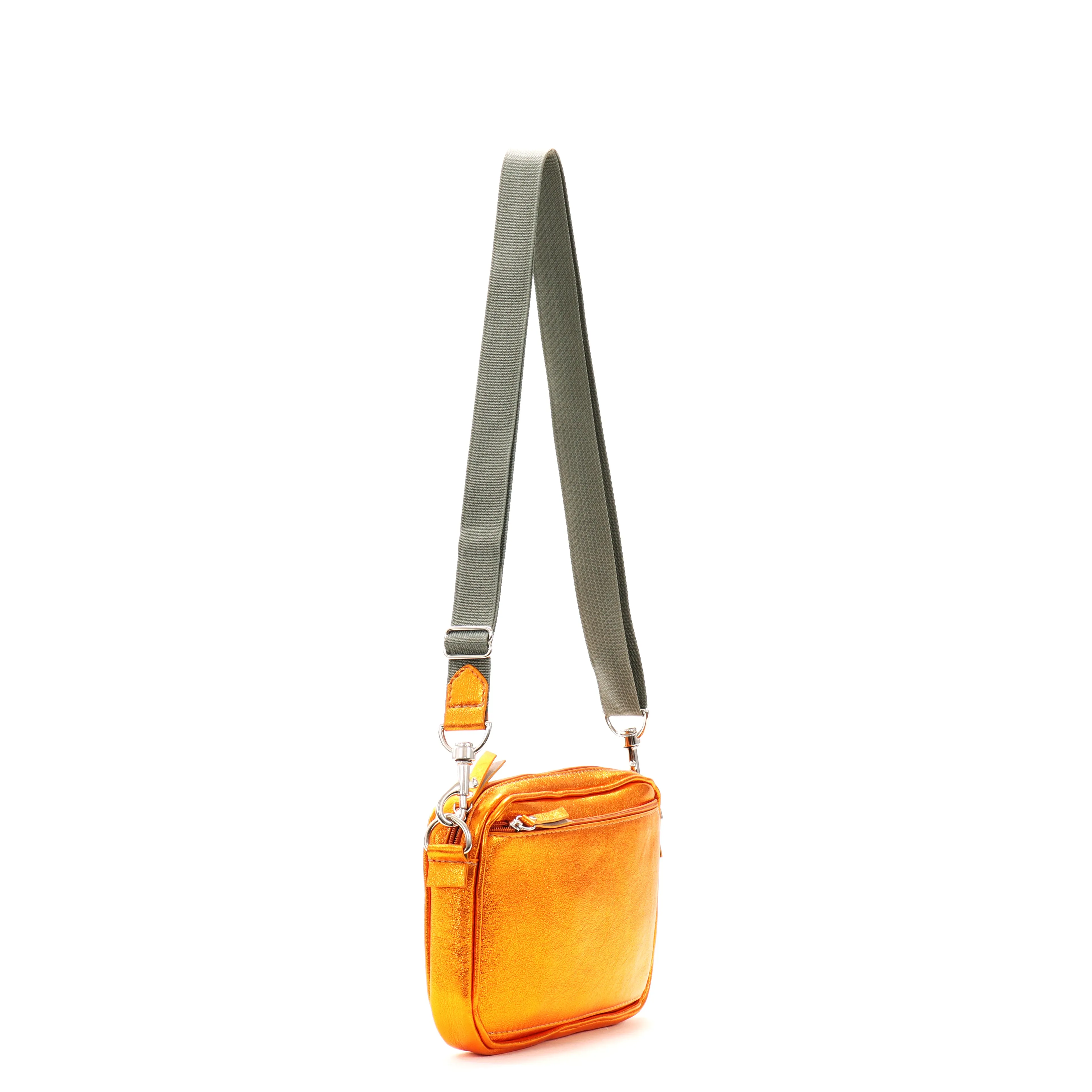 MINI CAMERA BAG AMBER METALLIC