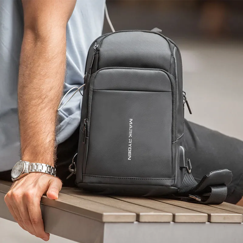 Mini Compacto: Lightweight, Minimalist Tablet Sling Bag With Multi-layer