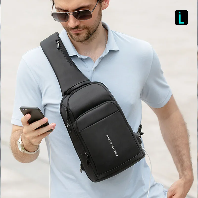 Mini Compacto: Lightweight, Minimalist Tablet Sling Bag With Multi-layer