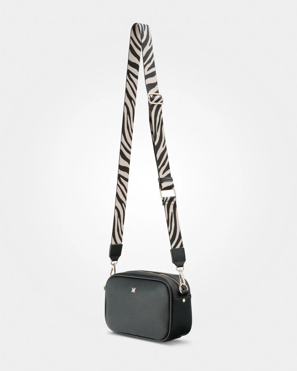 Monica Camera Crossbody Bag   Zebra Bag Strap