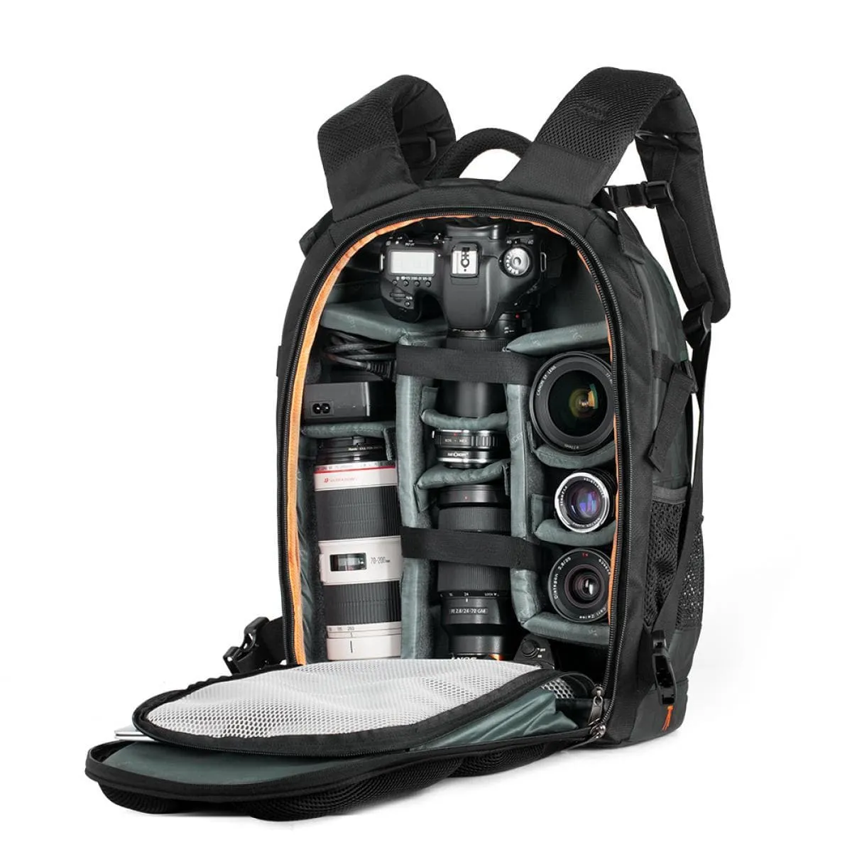 Multifunctional Large DSLR Camera Backpack 25L for Outdoor Travel Photography 31*24*46cm