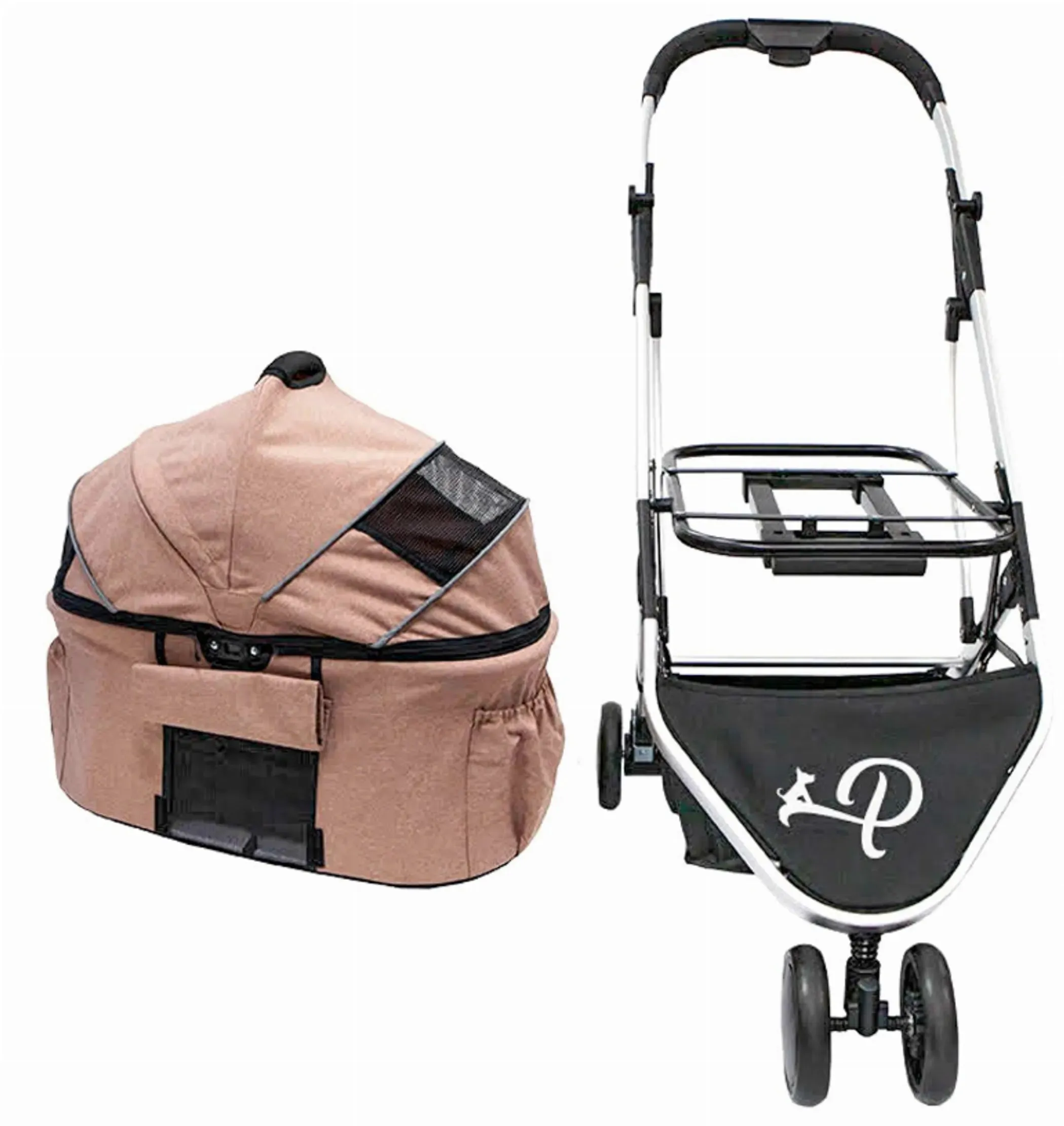 Newport Pet Stroller (3-in-1 Travel System)