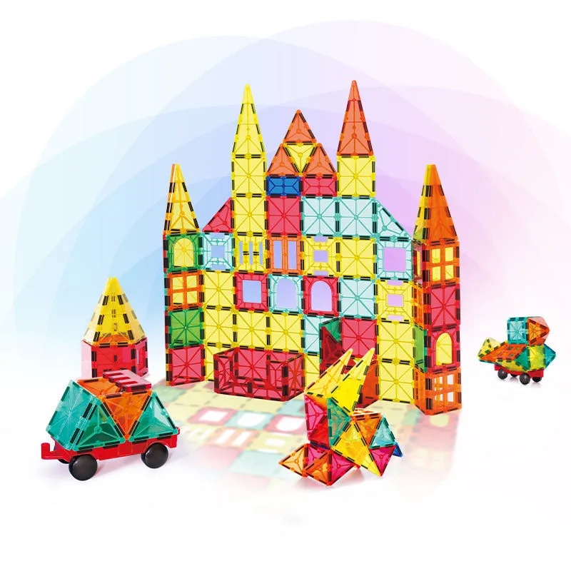 Onshine Magnetic Building Tiles (32 & 78 piece)  - Open ended wooden toys- Fine Motor Toys For Children