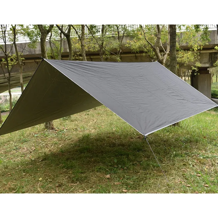 Outdoor Camping Supplies Multifunctional Camping Sunshade Waterproof And Moisture-Proof Mat Ultra-Light Sky,Size: 300 x 300cm (Army Green)