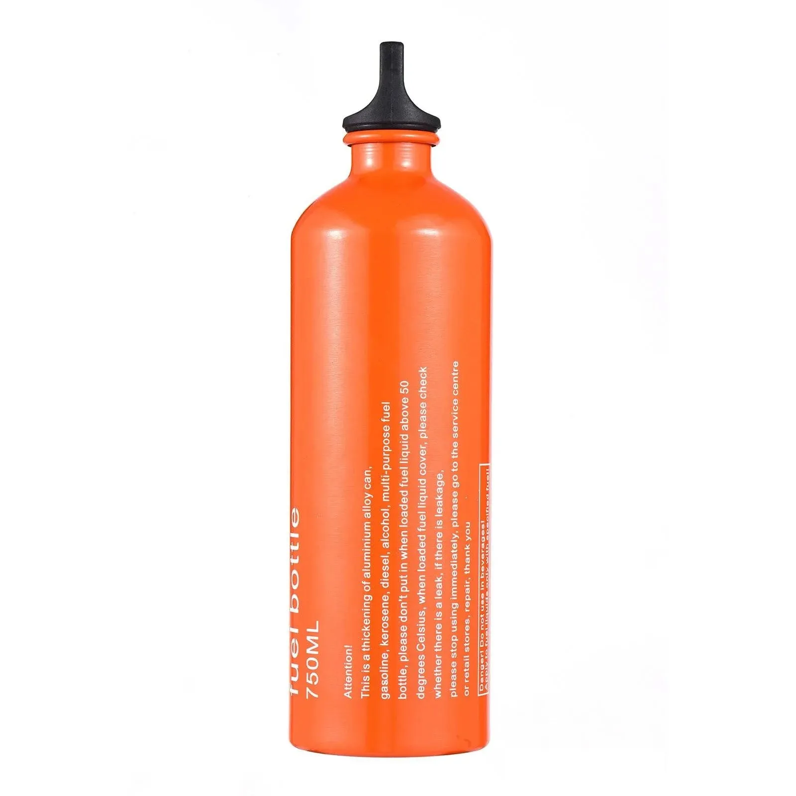 Outdoor Fuel Bottle Petrol Alcohol Liquid Oil Bottle 750ml Oil Storage Can for Camping Hiking Mountaineering Outdoor Cooking