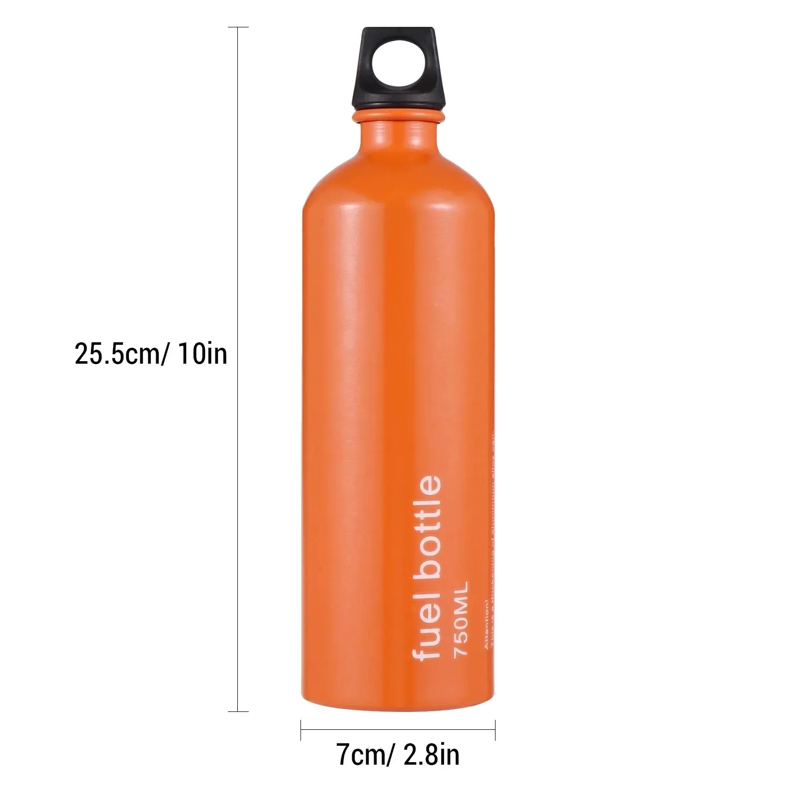 Outdoor Fuel Bottle Petrol Alcohol Liquid Oil Bottle 750ml Oil Storage Can for Camping Hiking Mountaineering Outdoor Cooking