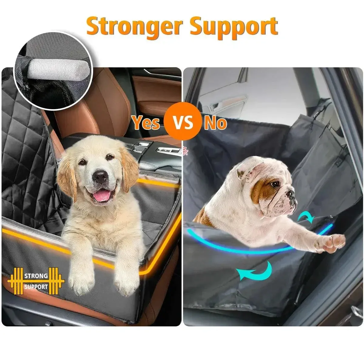 Pat and Pet Emporium | Pet Carriers | 2 in 1 Pet Car Seat | Cover