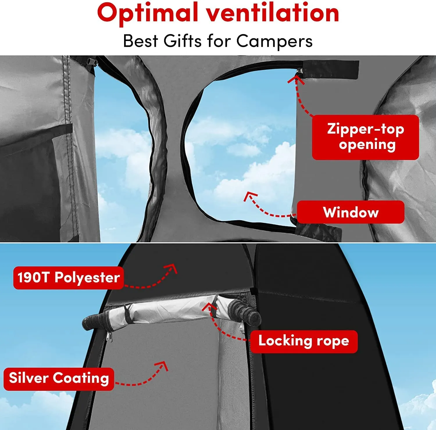 Pop Up Privacy Tent | Shower Tent | Portable Outdoor Camping Bathroom Toilet Tent | Changing Tent | Privacy Shelters Room for Hiking and Beach | Colour: Green