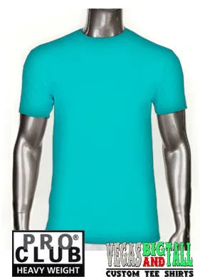 Pro Club Comfort Short Sleeve Premium Turquoise T Shirt