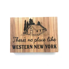 "There's No Place Like WNY" Wooden Sign