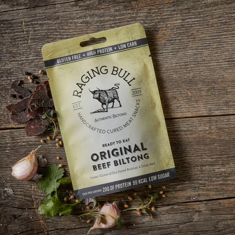 Raging Bull Original Beef Biltong