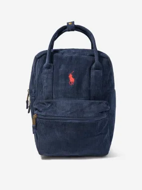 Ralph Lauren Kids Corduroy Backpack in Navy