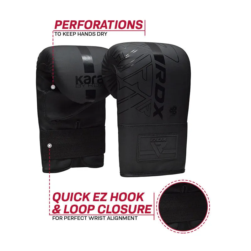 RDX F6 KARA Bag Gloves 4oz Black