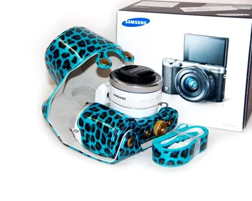 Retro Leopard Samsung Smart Camera NX500 Leather Case