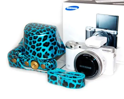 Retro Leopard Samsung Smart Camera NX500 Leather Case