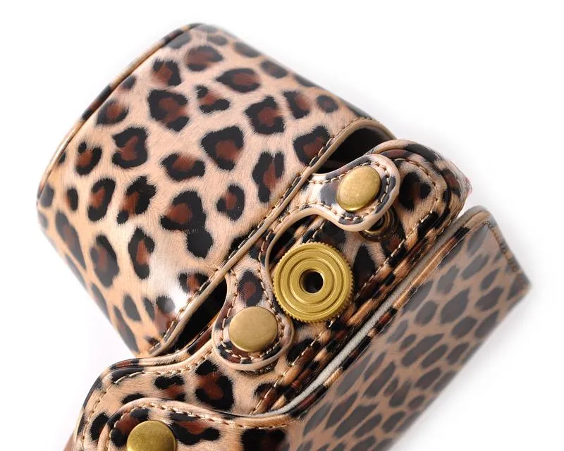 Retro Leopard Samsung Smart Camera NX500 Leather Case