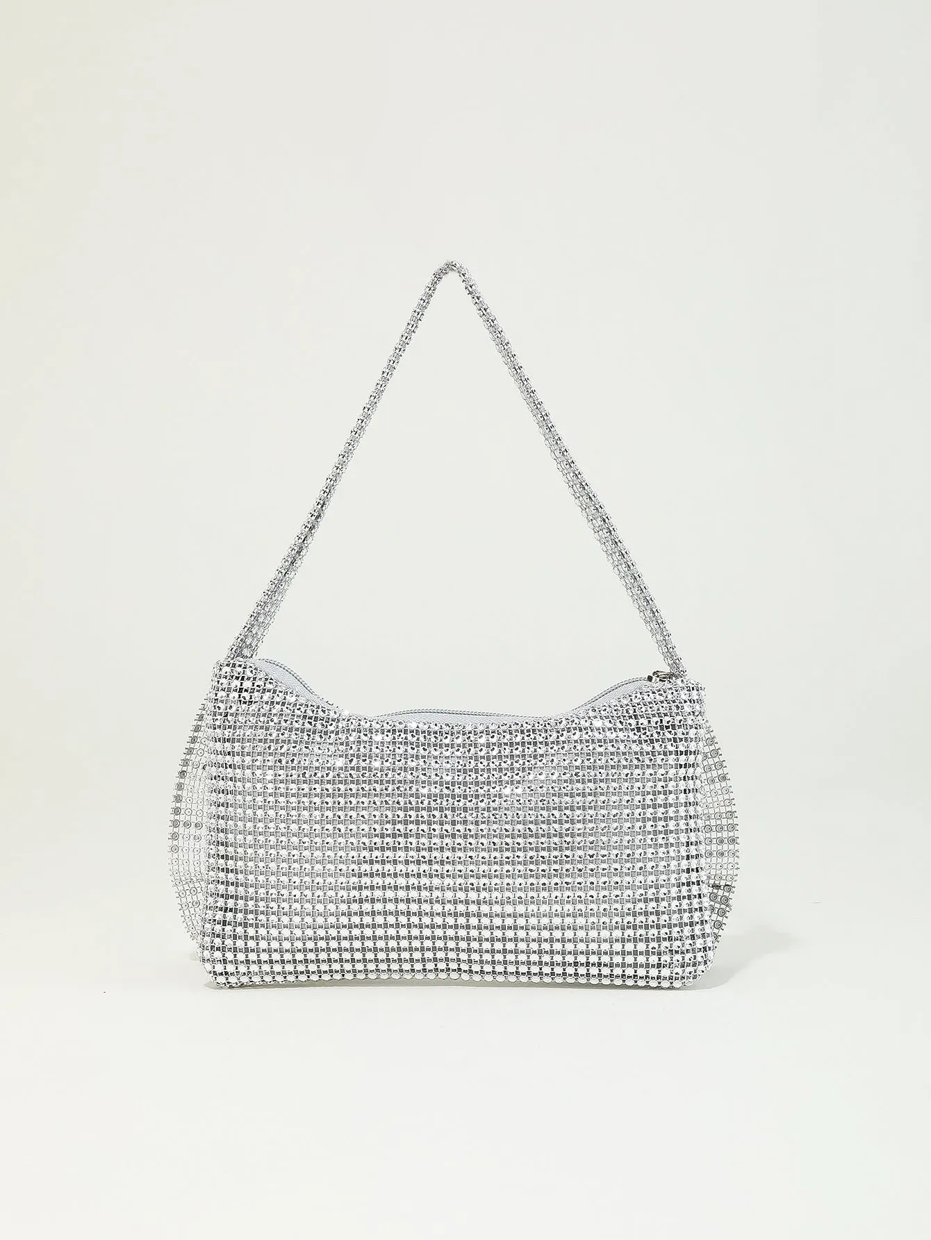 Rhinestone Accented Bowknot Evening Bag