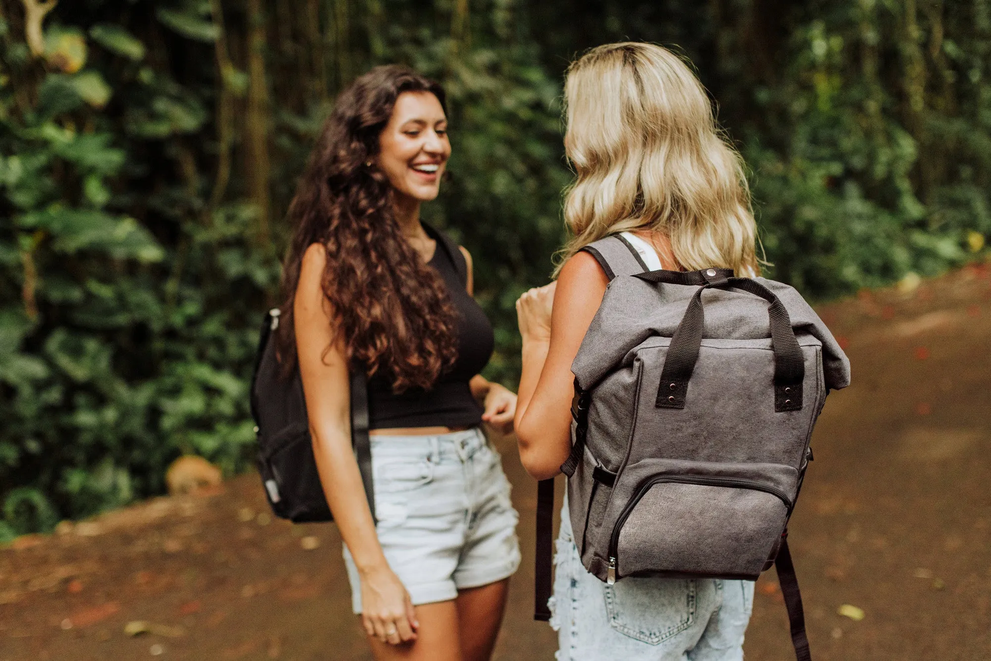 Rhode Island Rams - On The Go Roll-Top Backpack Cooler