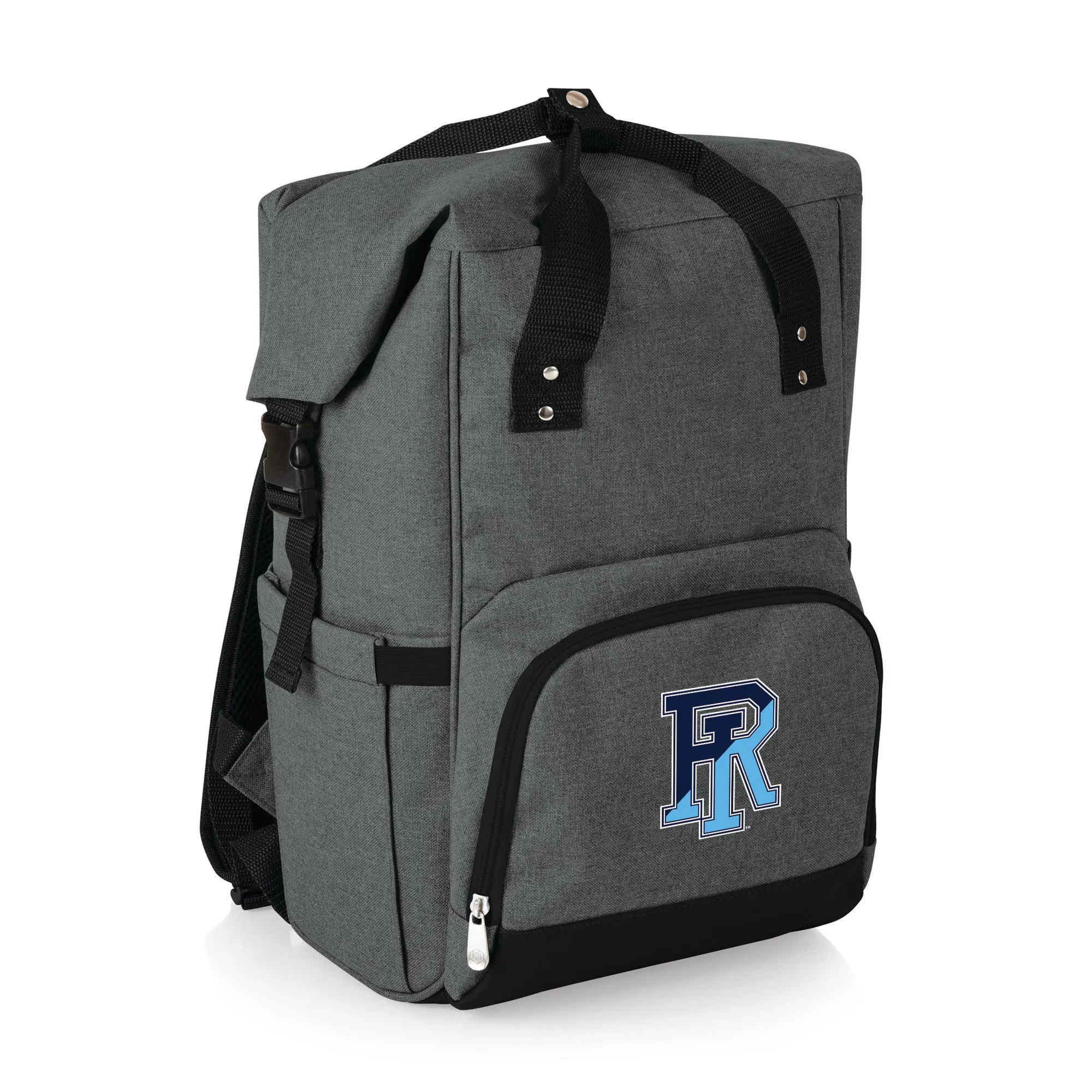 Rhode Island Rams - On The Go Roll-Top Backpack Cooler