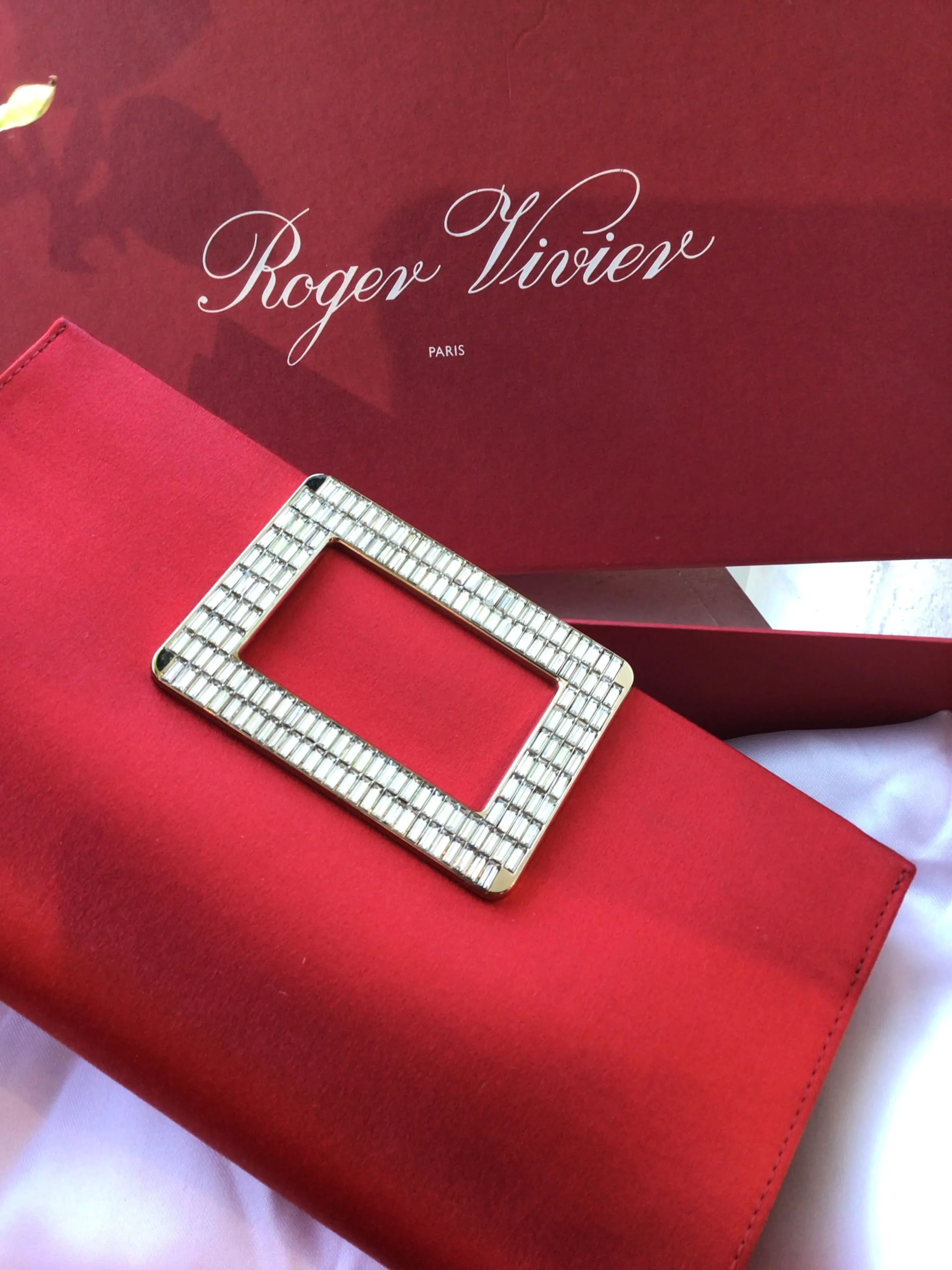 Roger Vivier Red Evening Bag