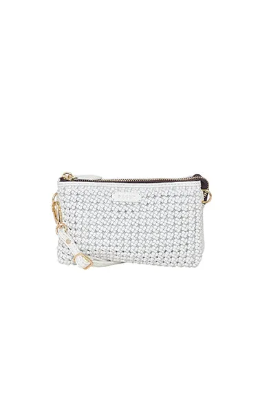 Saben Lily Crossbody in White Braid