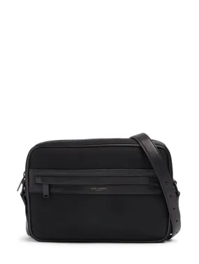 Saint Laurent   Camp nylon &amp; leather camera bag 