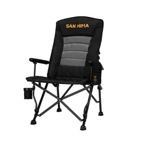 San Hima Luxury Folding Camping Chair Outdoor Portable Thick Padding With Storage Bag