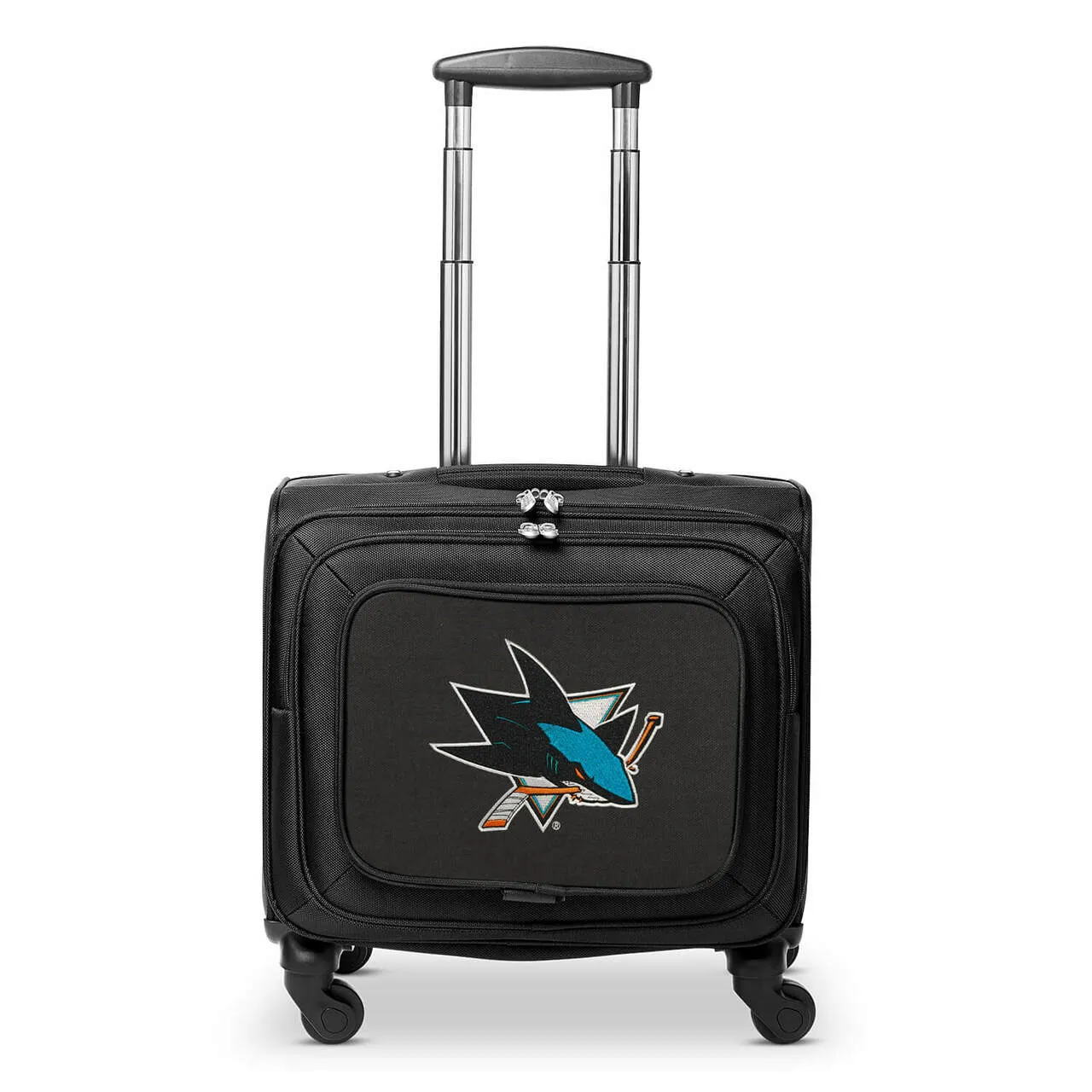 San Jose Sharks 14" Black Wheeled Laptop Overnighter