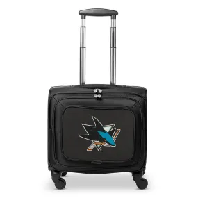 San Jose Sharks 14" Black Wheeled Laptop Overnighter