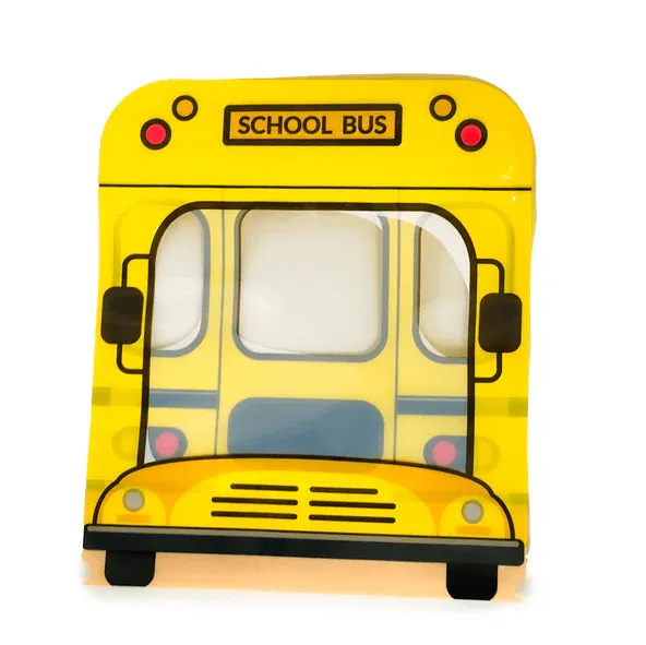 School Bus Cookie Bag -10 BAGS