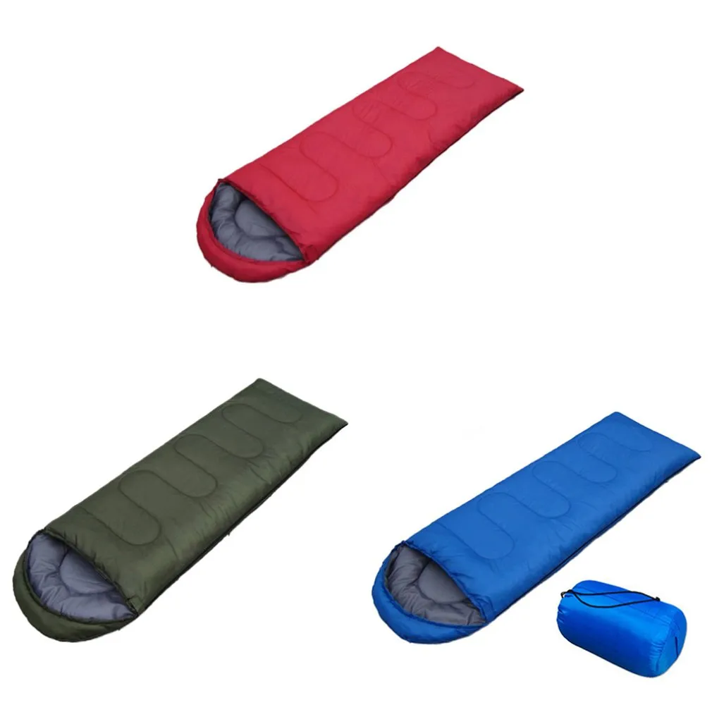 Single Outdoor Camping Compact Winter Envelope Shaped Sleeping Bag