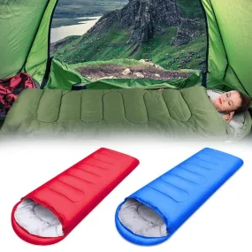 Single Outdoor Camping Compact Winter Envelope Shaped Sleeping Bag