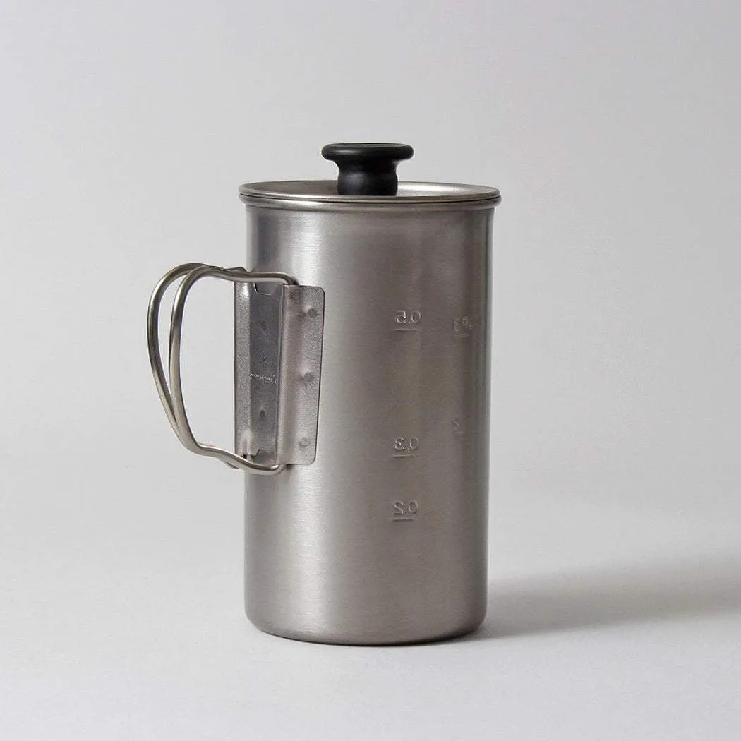 Snow Peak Titanium French Coffee Press