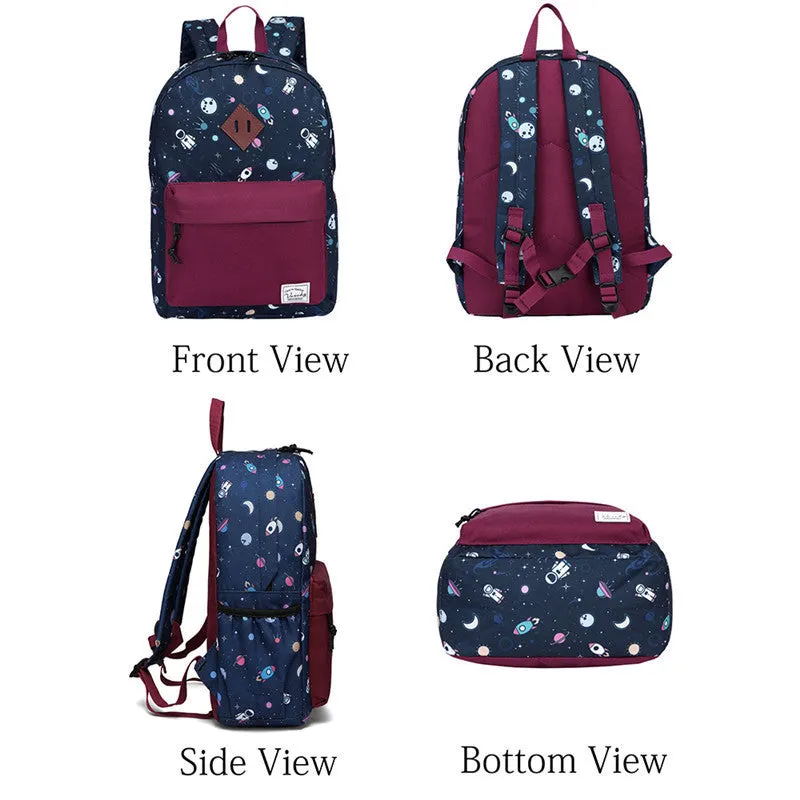 Spacious 15'' Lightweight Backpack for Kids