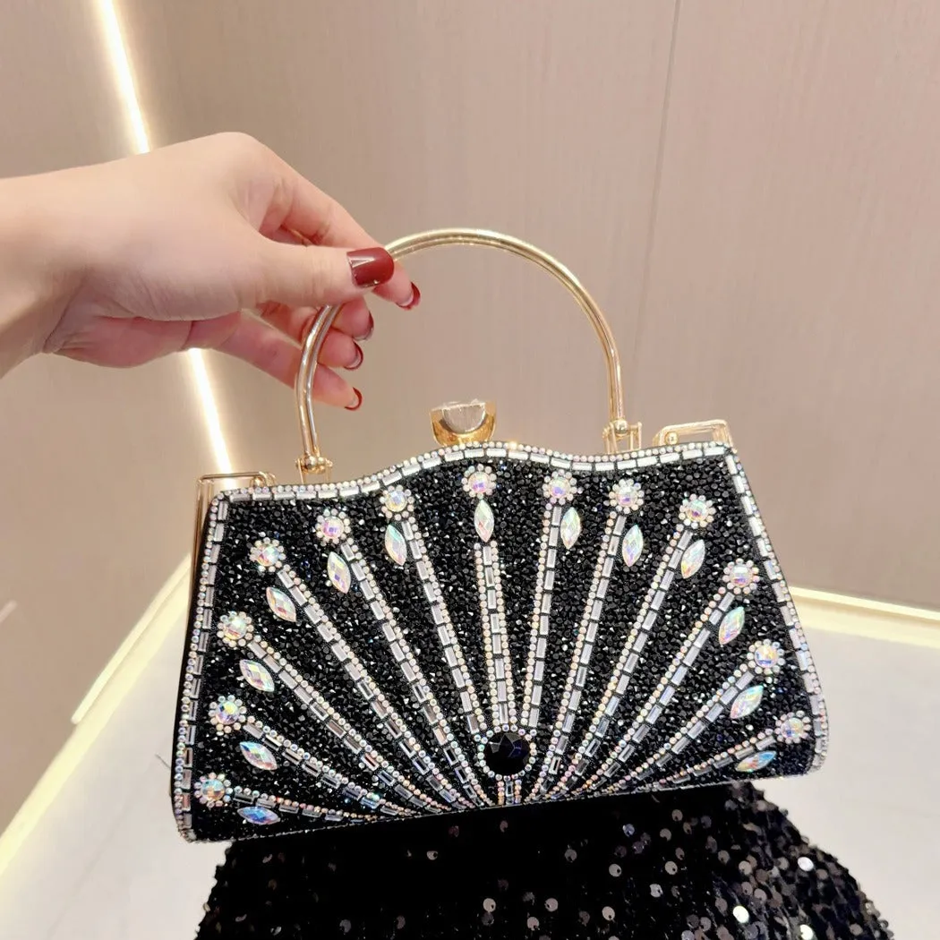 Stunning Ladies Party Handbag with  Diamonds