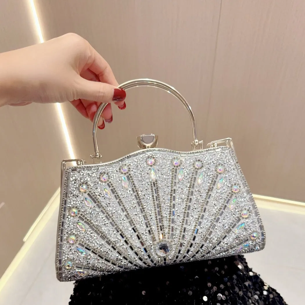 Stunning Ladies Party Handbag with  Diamonds