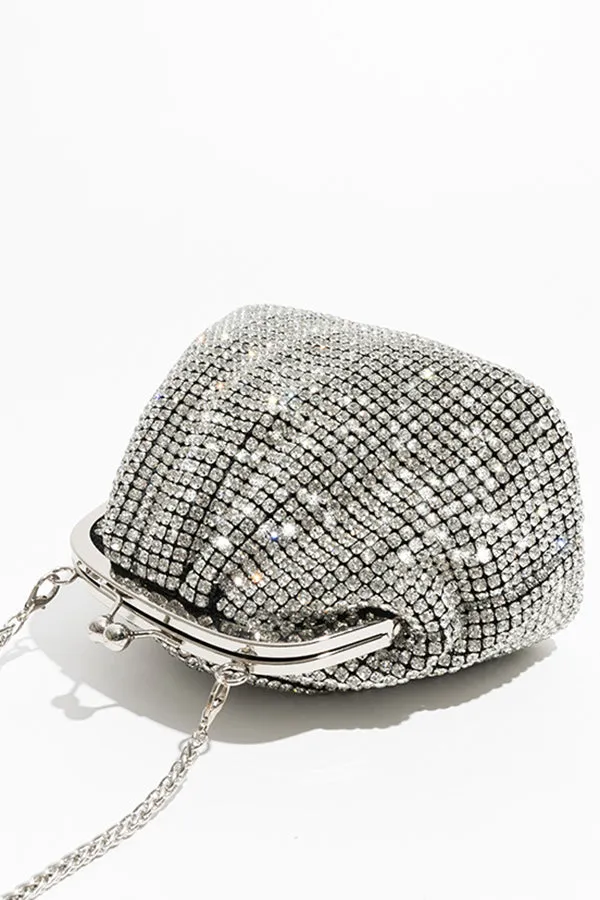 Stylish Glitter Rhinestones Evening Bag