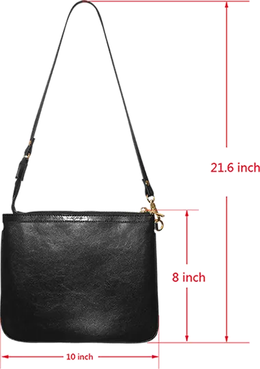 Sun Moon Small Shoulder Bag, Black Asian Women Leather with Unique Cross Evening Travel Handmade Messenger Crossbody Zipper Purse