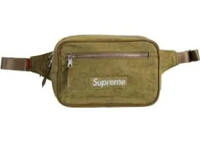 Supreme Fat Tip Jacquard Denim Waist Bag Olive