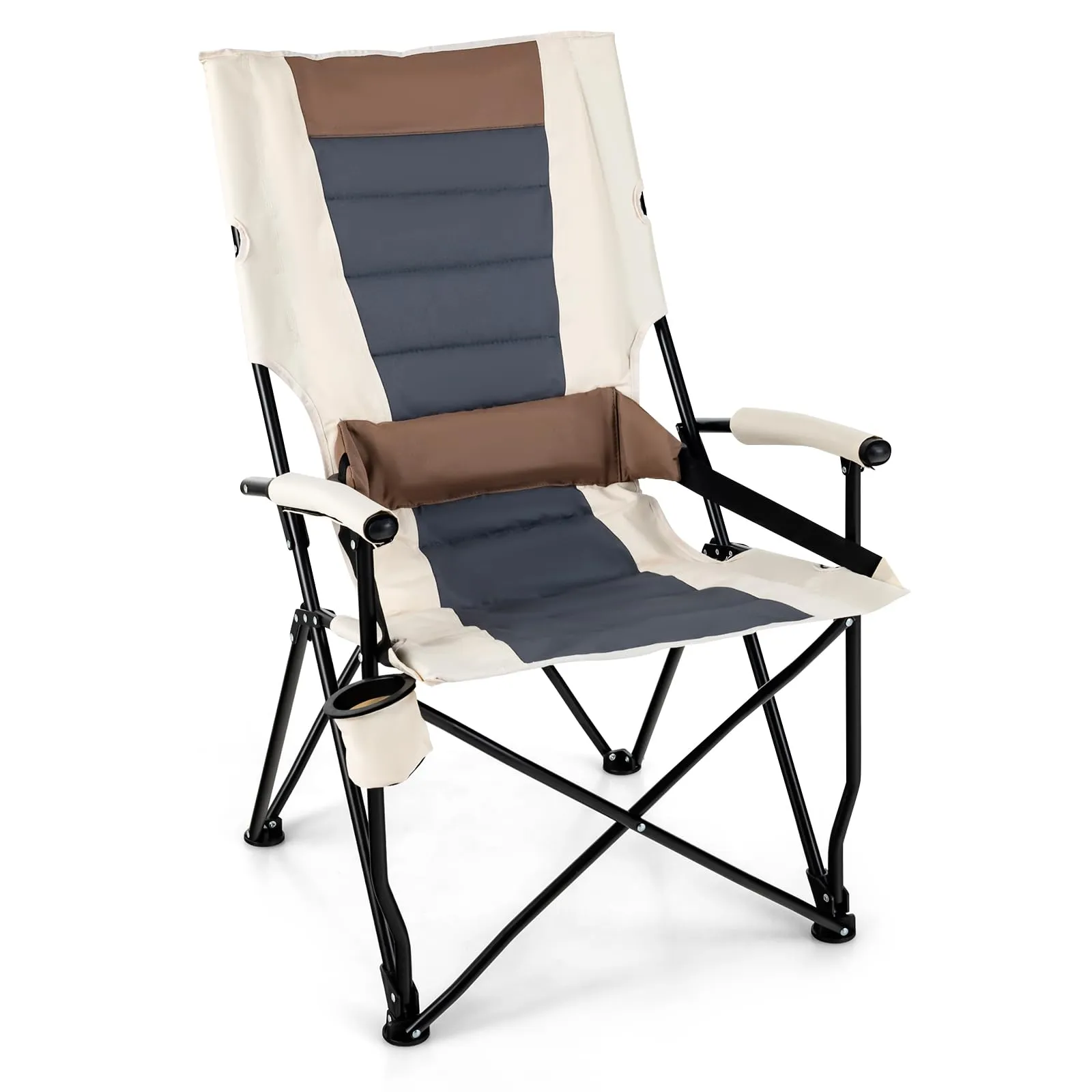 Tangkula Folding Camping Chair, Portable Lightweight Camp Chair