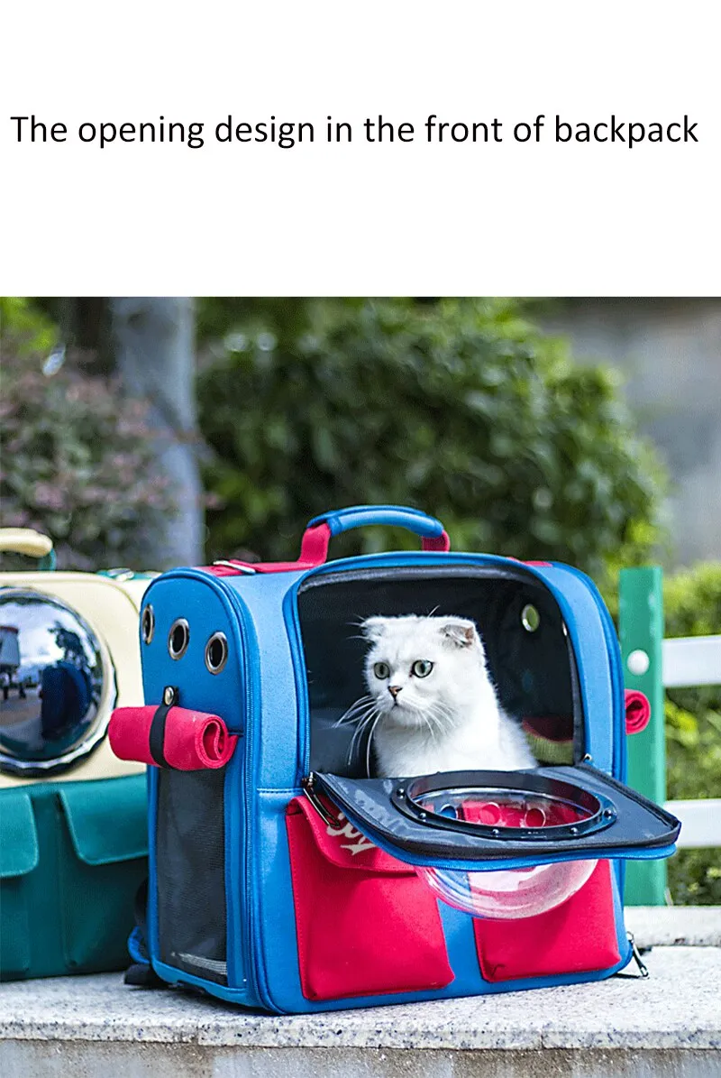 TEEK - Foldable Astronaut Pet Transport Capsule Backpack