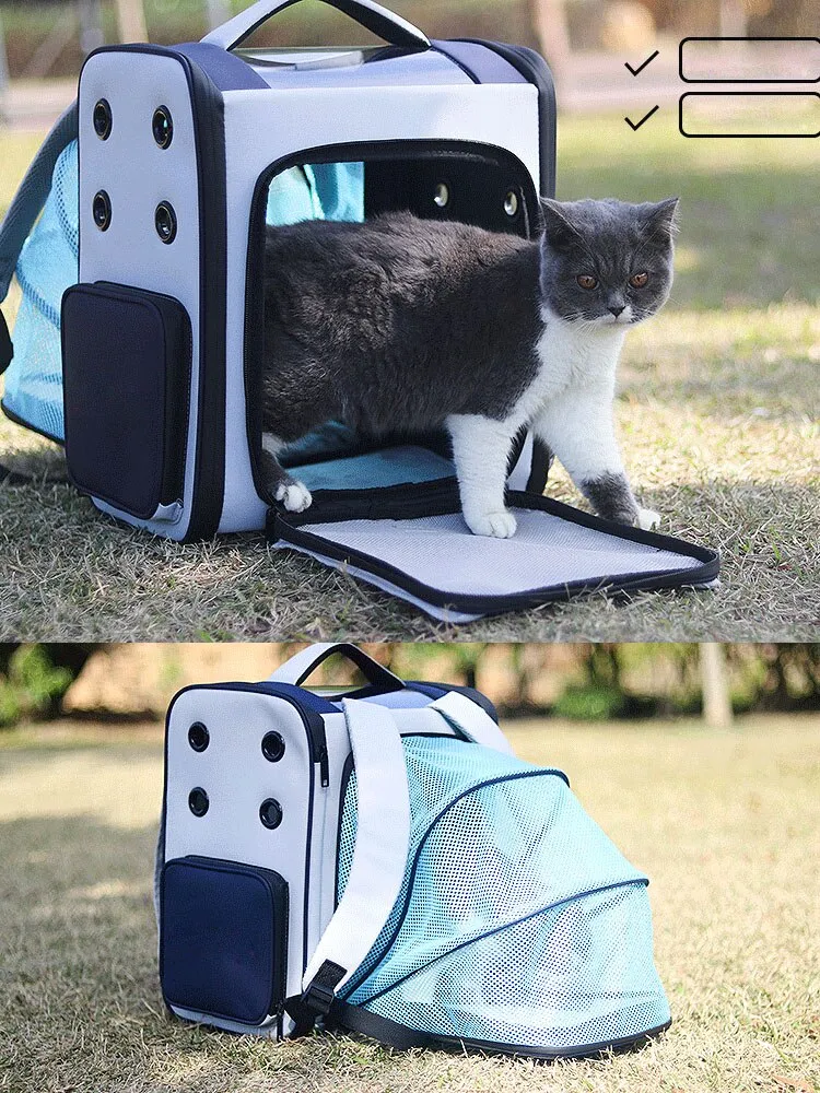 TEEK - Foldable Astronaut Pet Transport Capsule Backpack