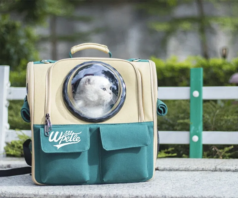 TEEK - Foldable Astronaut Pet Transport Capsule Backpack