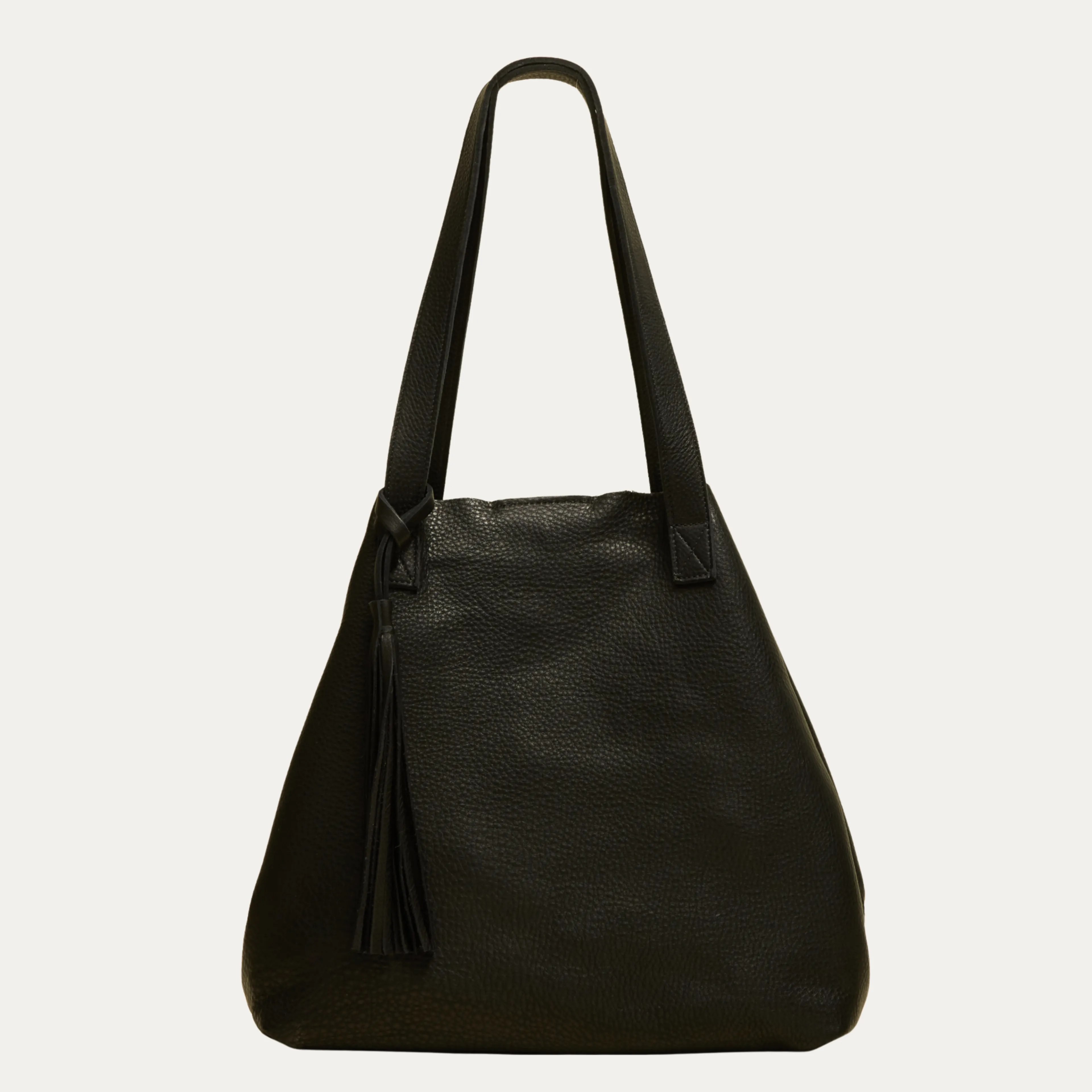 Tote Bag | Black Leather